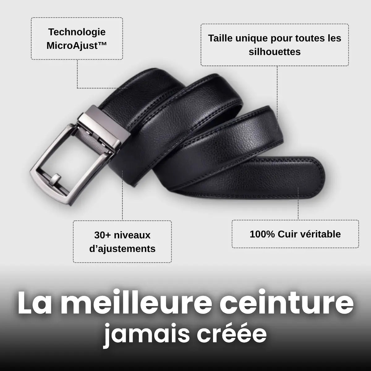 Ceinture sans trou MicroAjust® - Bellutia