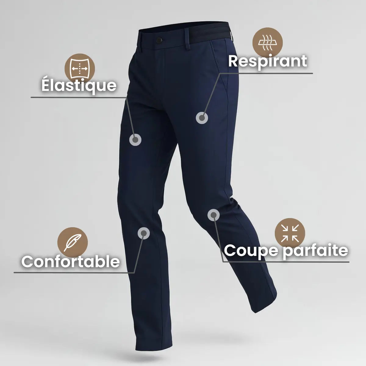 Pantalon Extensible MorphoFit® - Bellutia