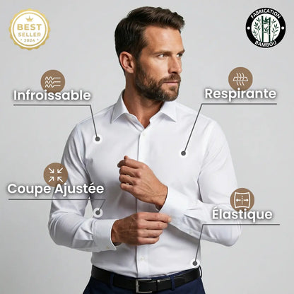 Chemise Bellutia® - Infroissable à Coupé Ajustée